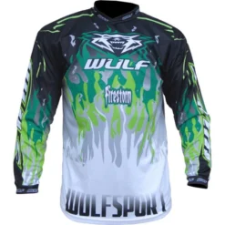 Wulfsport Firestorm Race Shirt Green