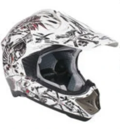 Duchinni D200 Moto-X Helmet (White)