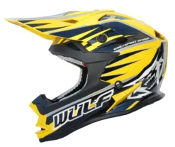 Wulfsport Advance Moto-X Helmet (Yellow)