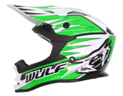 Wulfsport Cub Advance Kids Moto-X Helmet (Green)