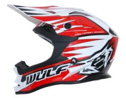 Wulfsport Cub Advance Kids Moto-X Helmet (Red)