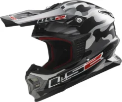 LS2 Light MX456 Dakar Moto-X Helmet (Camouflage)