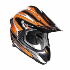 Stealth MX Edge Motocross Helmet - HD203 (Orange)