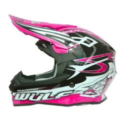 Wulfsport Sceptre Motocross Helmet (Pink)