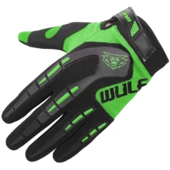 Wulfsport Attack Cub Motocross Gloves (Green)