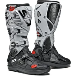 Sidi Crossfire 3 SRS Motocross Boots (Black|Ash)