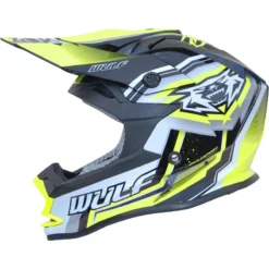 Wulfsport Vantage Motocross Helmet (Yellow)