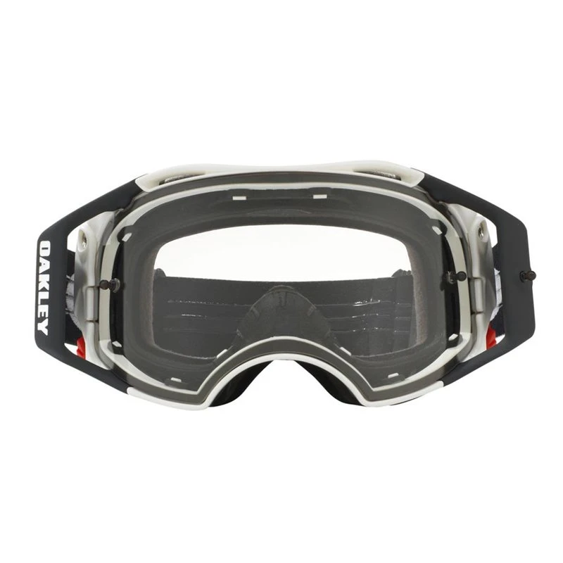 Oakley MX Goggles Airbrake Matte White Speed (Clear Lens) - Image 2