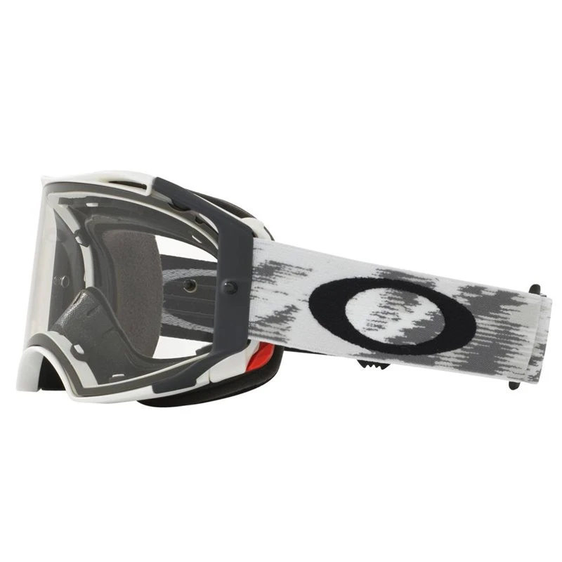 Oakley MX Goggles Airbrake Matte White Speed (Clear Lens) - Image 5