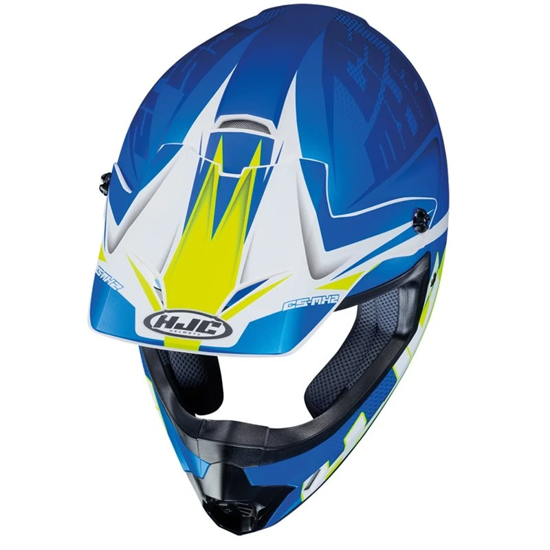 HJC CS-MX II Ellusion Moto-X Helmet (Blue) - Image 3