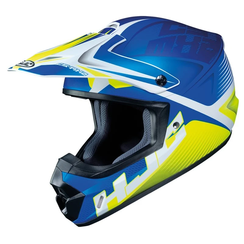 HJC CS-MX II Ellusion Moto-X Helmet (Blue)