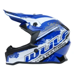 Wulfsport Off Road Pro Kids Moto-X Helmet (Blue)