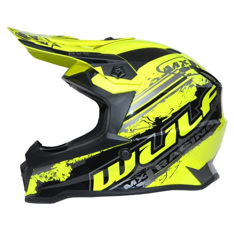 Wulfsport Off Road Pro Kids Moto-X Helmet (Yellow)
