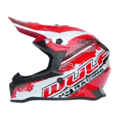 Wulfsport Off Road Pro Kids Moto-X Helmet (Red)