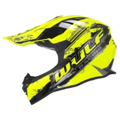 Wulfsport Off Road Pro Motocross Helmet (Yellow)