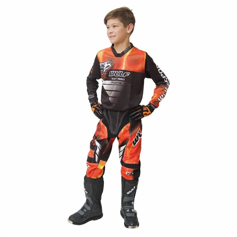 Wulfsport Forte Cub Race Pants (Orange) - Image 2