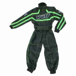 Wulfsport One Piece Kids Racing Suit (Green)