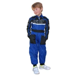 Wulfsport One Piece Kids Racing Suit (Blue)