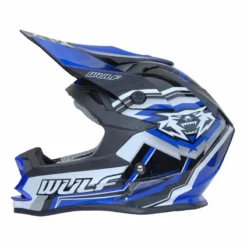 Wulfsport Vantage Kids Moto-X Helmet (Blue)