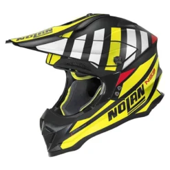 Nolan N53 Cliffjumper MX Helmet (Flat Black/Yellow/White)