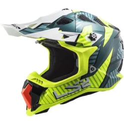 LS2 MX700 Subverter Evo Astro Off Road Helmet (Cobalt/Hi-Vis Yellow)