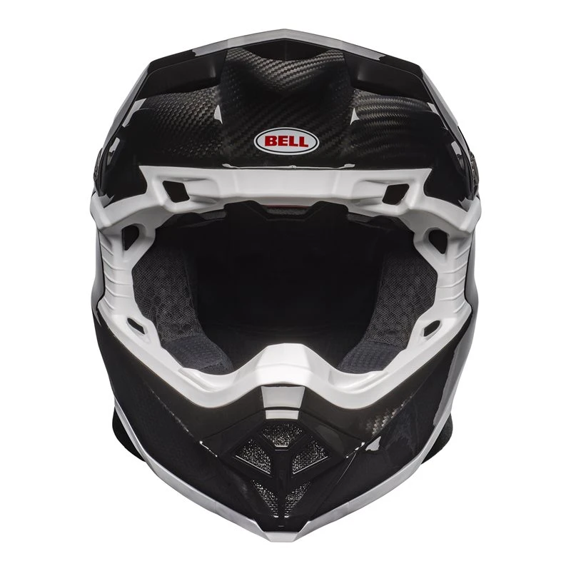 Bell Moto-10 Spherical Mips Helmet (Black Carbon/White) - Image 5