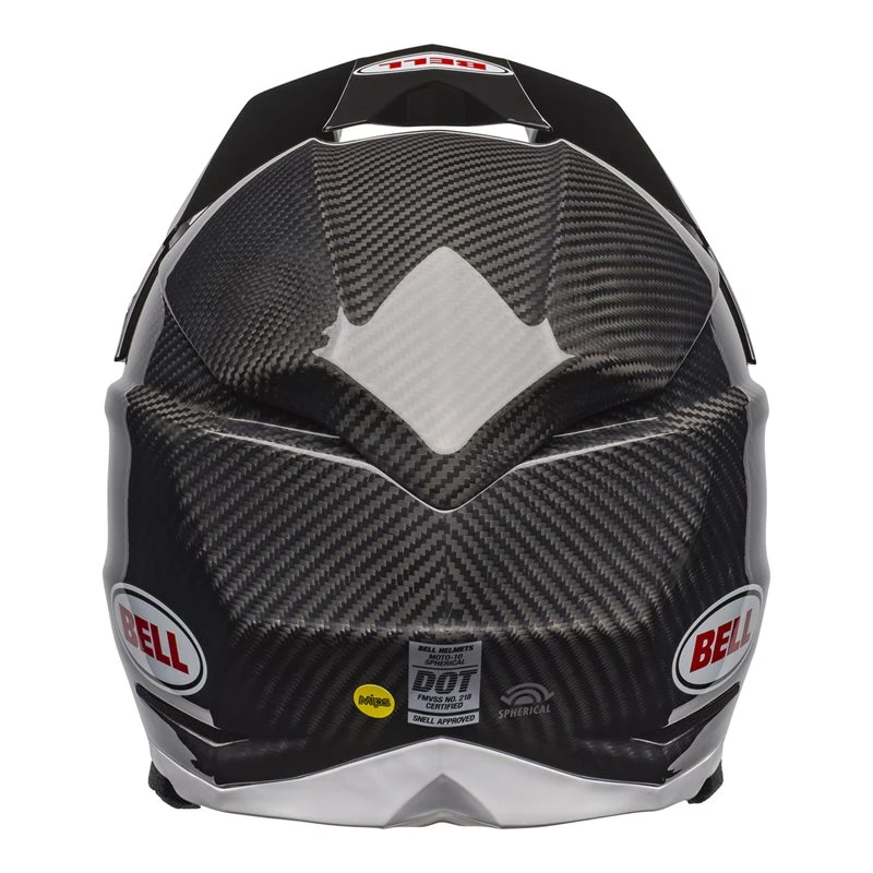 Bell Moto-10 Spherical Mips Helmet (Black Carbon/White) - Image 7