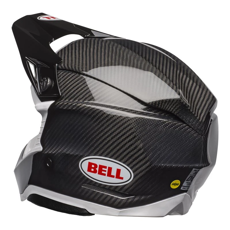 Bell Moto-10 Spherical Mips Helmet (Black Carbon/White) - Image 8