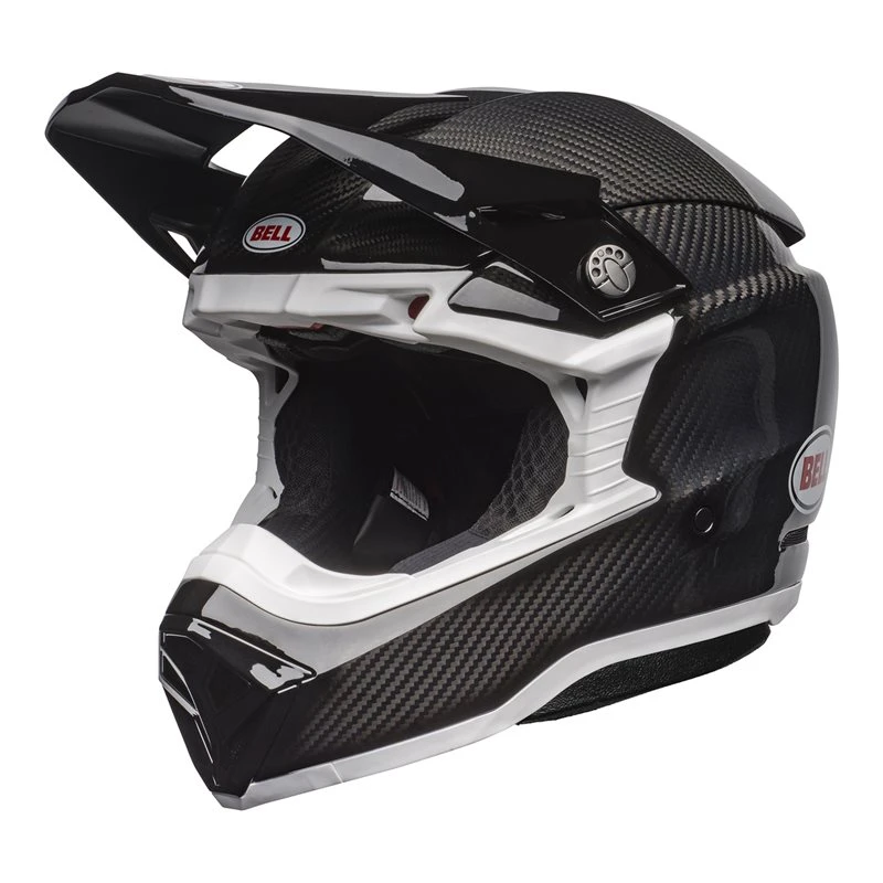 Bell Moto-10 Spherical Mips Helmet (Black Carbon/White) - Image 10