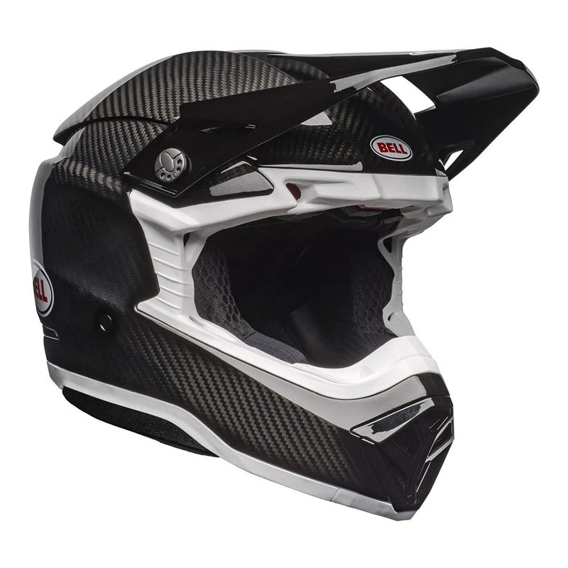 Bell Moto-10 Spherical Mips Helmet (Black Carbon/White)