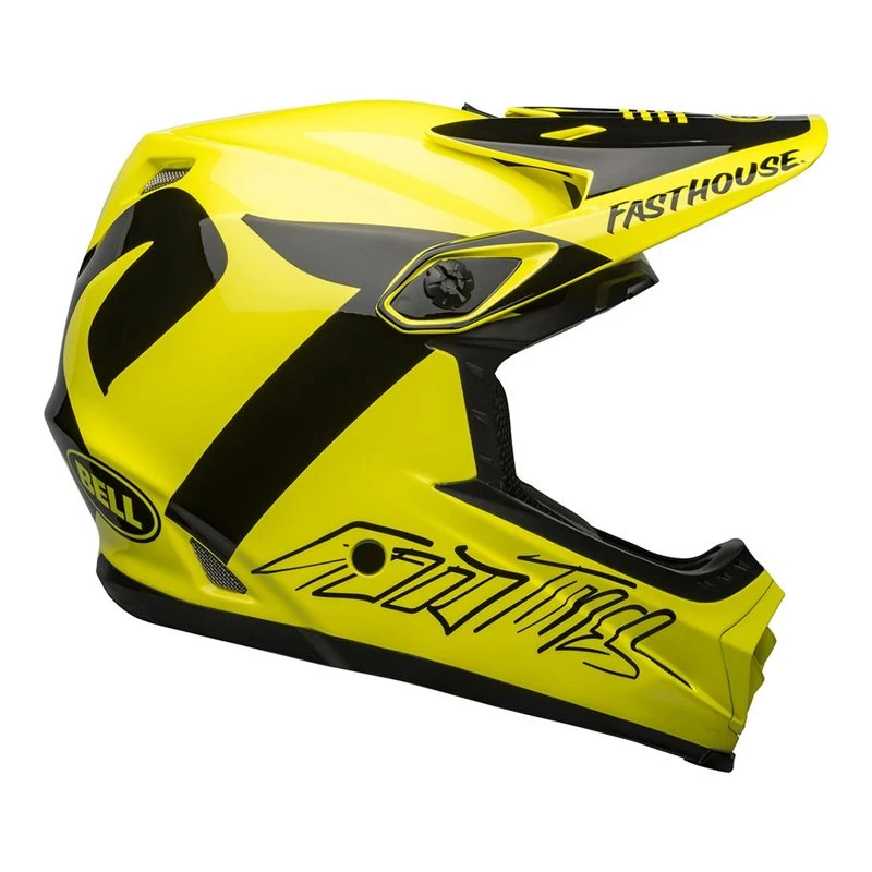 Bell Moto-9 Youth Mips Helmet (Fasthouse Newhall Hi-Viz Black) - Image 4
