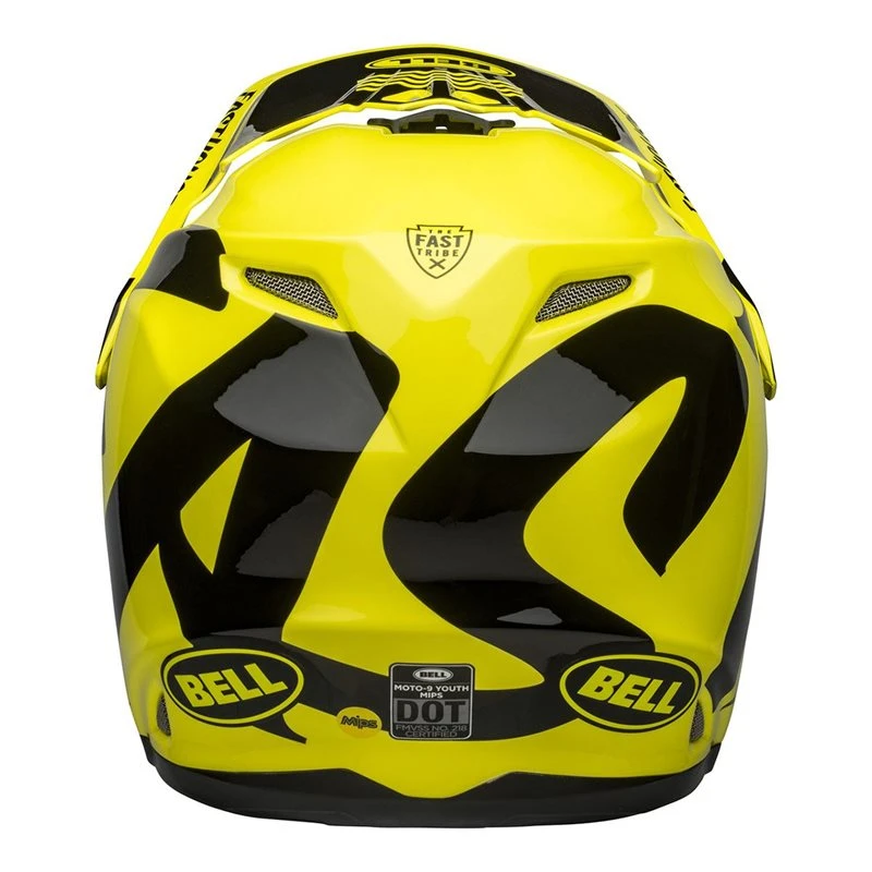 Bell Moto-9 Youth Mips Helmet (Fasthouse Newhall Hi-Viz Black) - Image 5