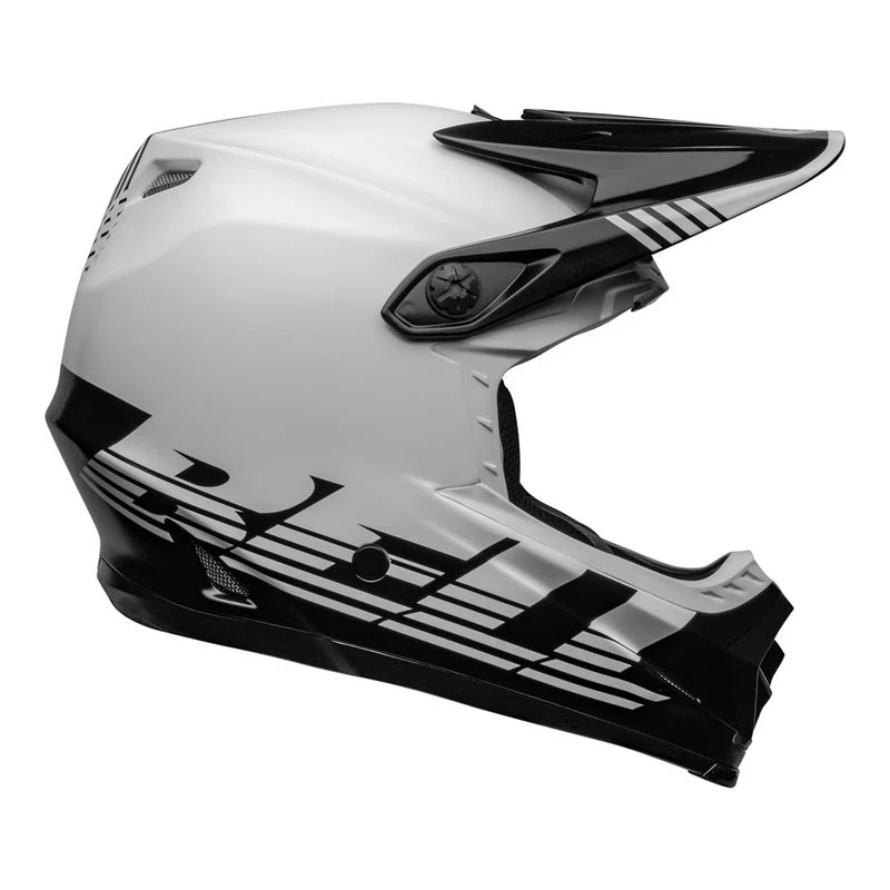 Bell Moto-9 Youth Mips Helmet (Louver Black/White) - Image 4