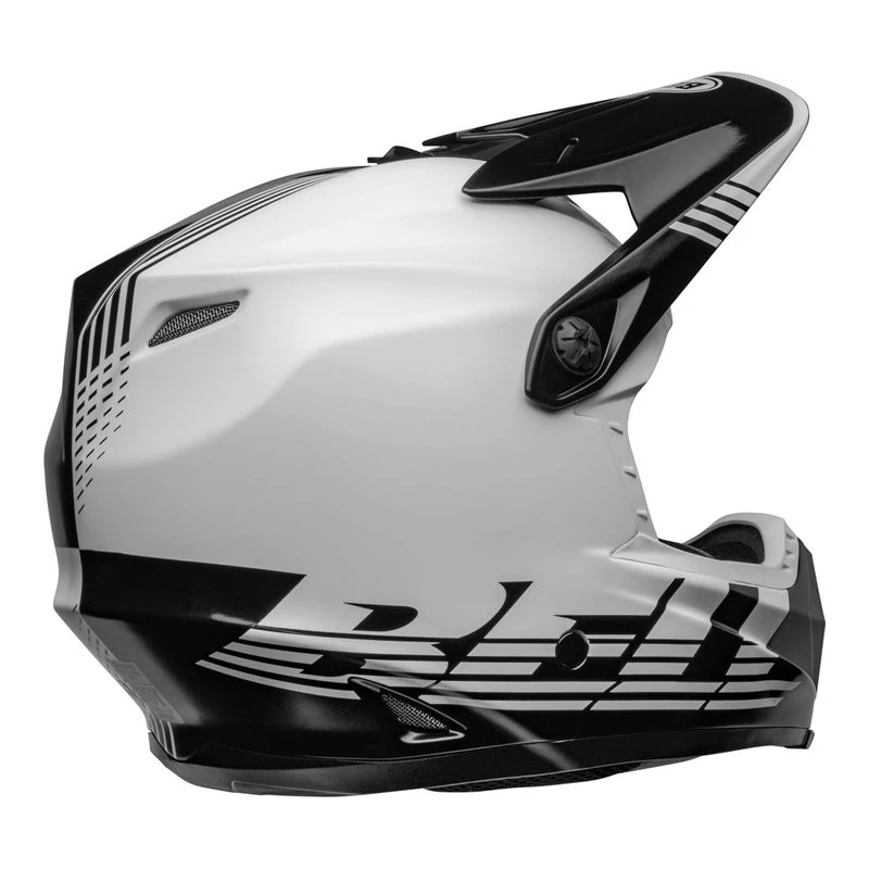 Bell Moto-9 Youth Mips Helmet (Louver Black/White) - Image 6