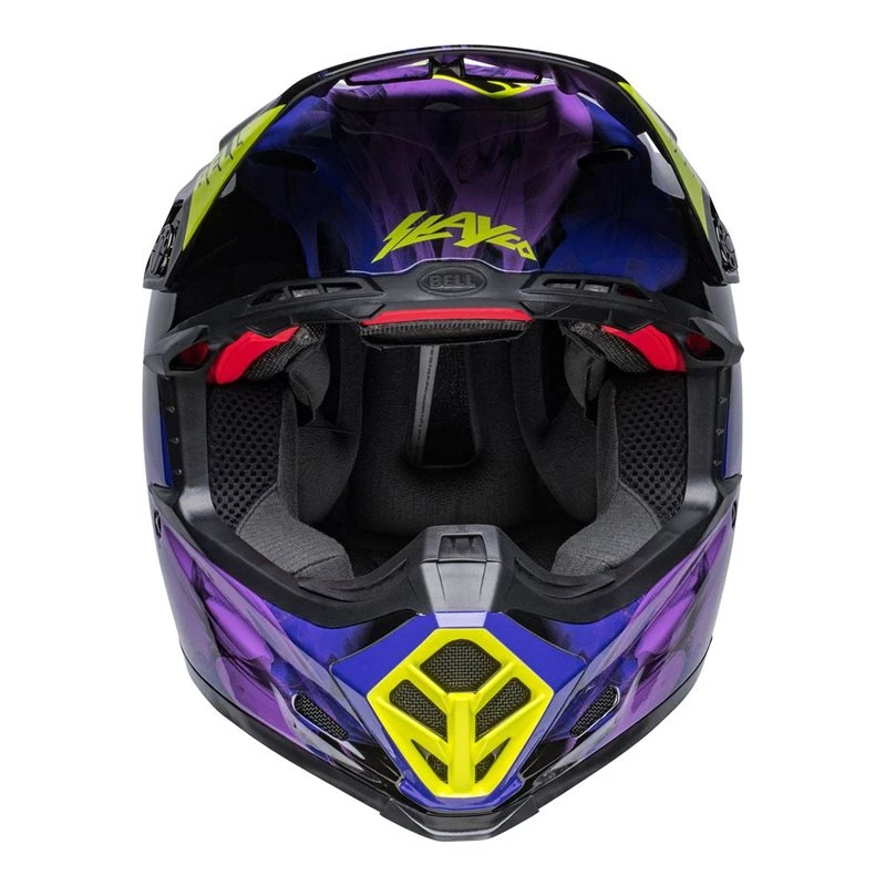 Bell Moto-9S Flex Helmet (Slayco Black/Purple) - Image 7
