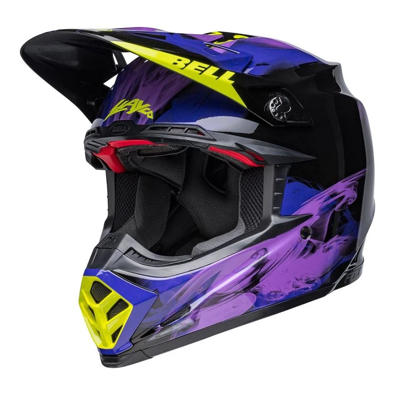 Bell Moto-9S Flex Helmet (Slayco Black/Purple)