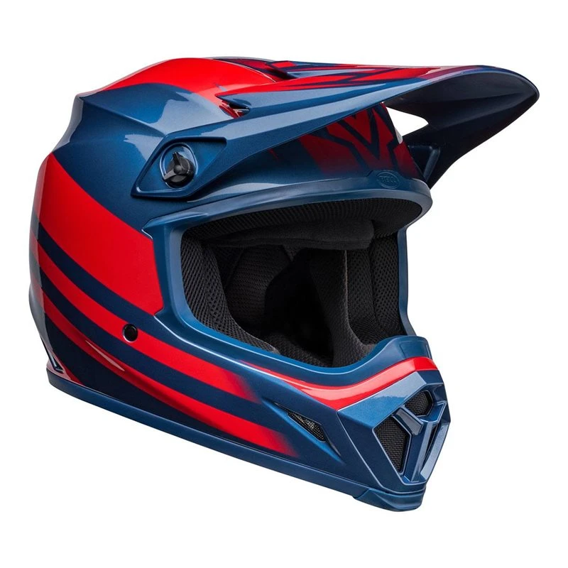 Bell MX-9 Mips Helmet (Disrupt True Blue/Red) - Image 2