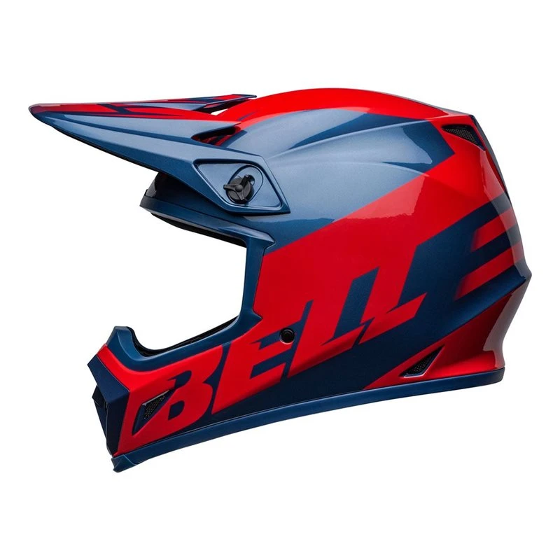 Bell MX-9 Mips Helmet (Disrupt True Blue/Red) - Image 3
