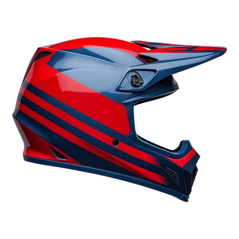 Bell MX-9 Mips Helmet (Disrupt True Blue/Red) - Image 4