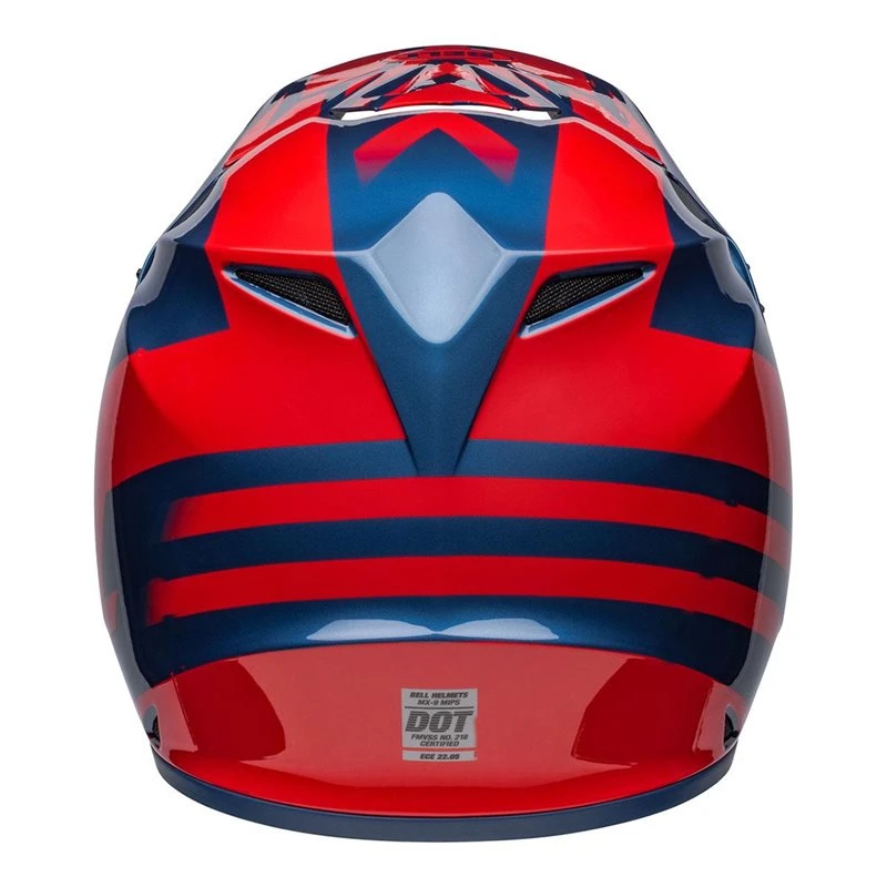 Bell MX-9 Mips Helmet (Disrupt True Blue/Red) - Image 7