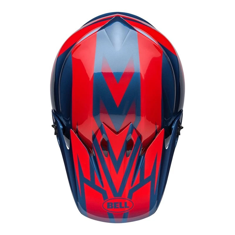 Bell MX-9 Mips Helmet (Disrupt True Blue/Red) - Image 9