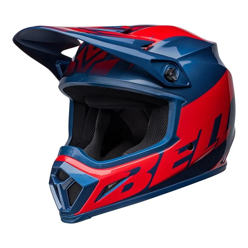 Bell MX-9 Mips Helmet (Disrupt True Blue/Red)