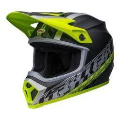 Bell MX-9 Mips Helmet (Offset Matte Black/Hi-Viz Yellow)