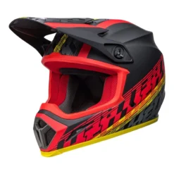 Bell MX-9 Mips Helmet (Offset Matte Black/Red)
