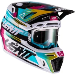 Leatt Motocross Helmet Kit Moto 8.5 V21.1 Aqua
