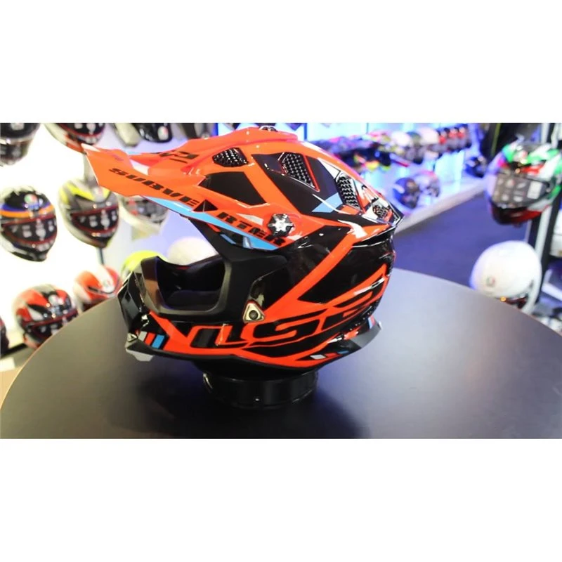 LS2 MX700 Subverter Stomp Off Road Helmet (Fluo Orange|Black) - Image 2