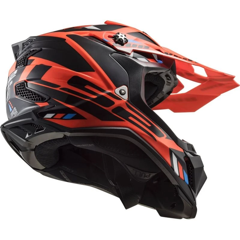 LS2 MX700 Subverter Stomp Off Road Helmet (Fluo Orange|Black) - Image 3