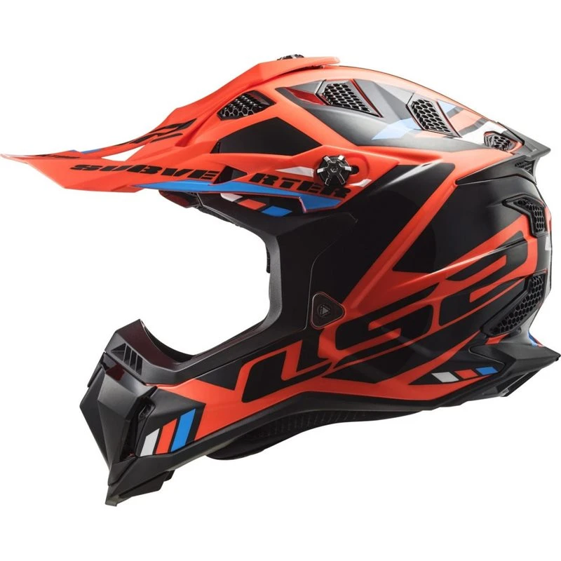 LS2 MX700 Subverter Stomp Off Road Helmet (Fluo Orange|Black) - Image 5