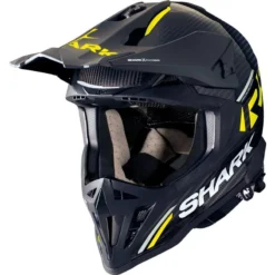 Shark Varial RS Flair Carbon Motocross Helmet (Black/Yellow)