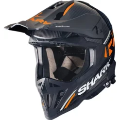 Shark Varial RS Flair Carbon Motocross Helmet (Black/Orange)